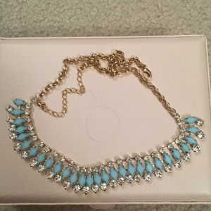 Gold-skyblue Necklace